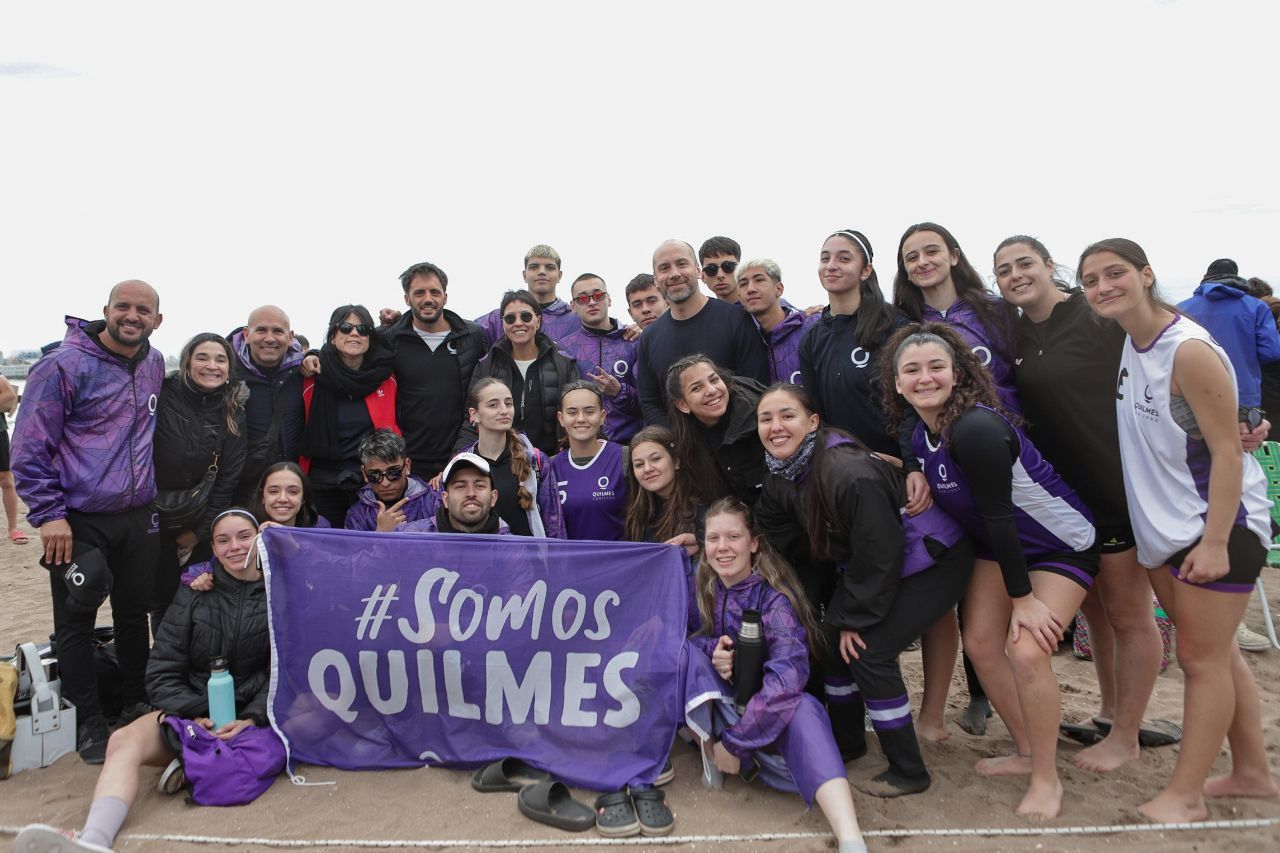 JUEGOS BONAERENSES: MAYRA VISITÓ A LA DELEGACIÓN QUILMEÑA