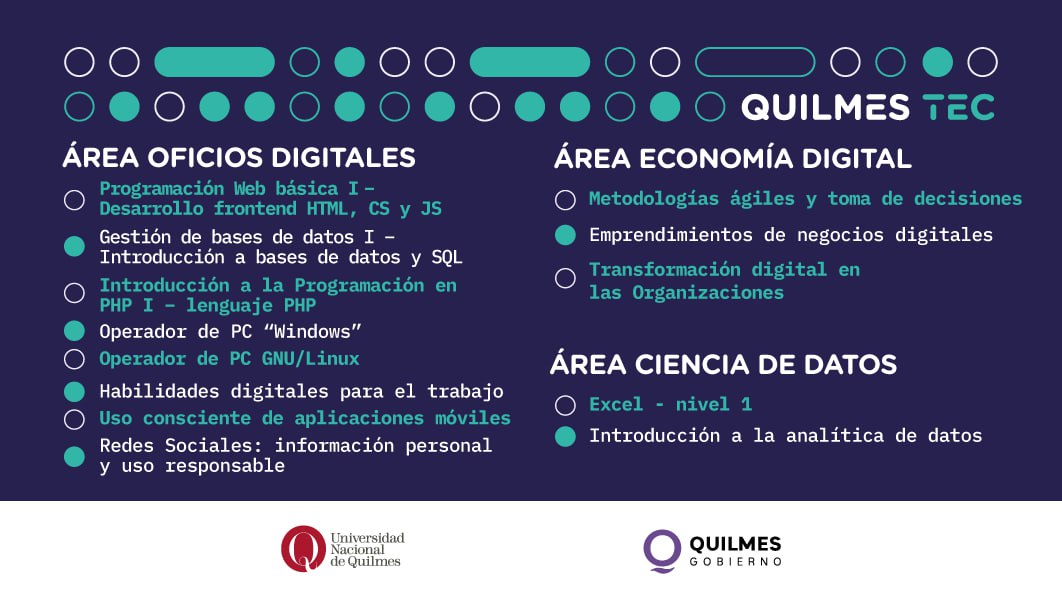 COMIENZA LA INSCRIPCIÓN PARA EL CURSO DE TECNOLOGÍAS 4.0