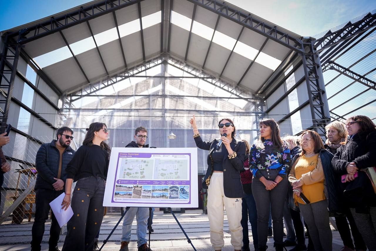 MAYRA RECORRIÓ LA OBRA DEL NUEVO VIVERO MUNICIPAL EN DON BOSCO