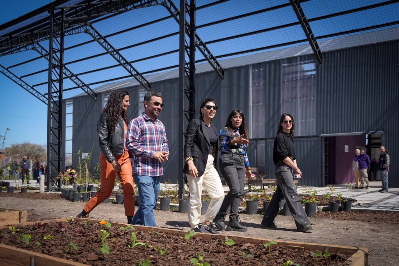 MAYRA RECORRIÓ LA OBRA DEL NUEVO VIVERO MUNICIPAL EN DON BOSCO