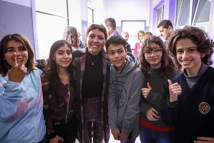  MAYRA ENCABEZÓ LA INAUGURACIÓN DEL AULA NÚMERO 50 DE SU GESTIÓN