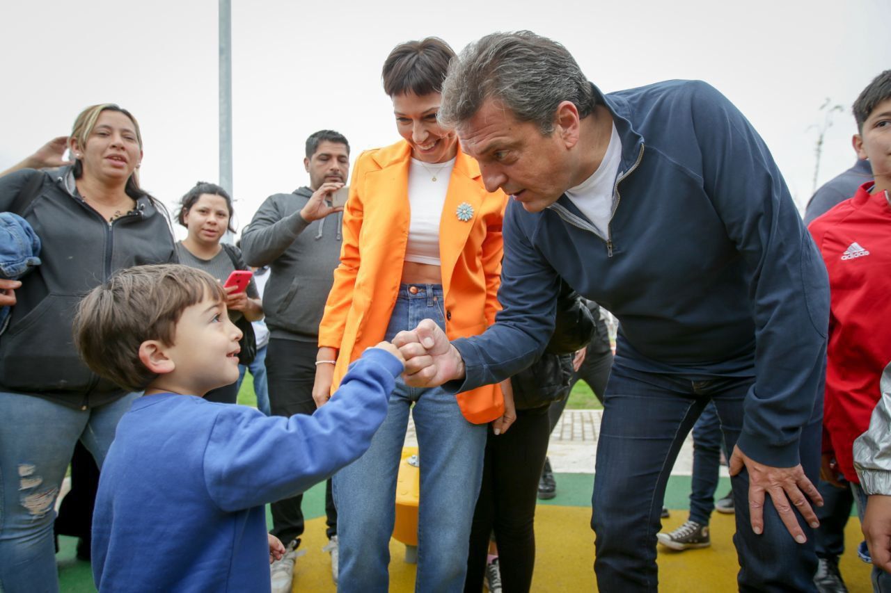 MAYRA Y SERGIO MASSA INAUGURARON EL NUEVO PARQUE DE LA RIBERA DE QUILMES