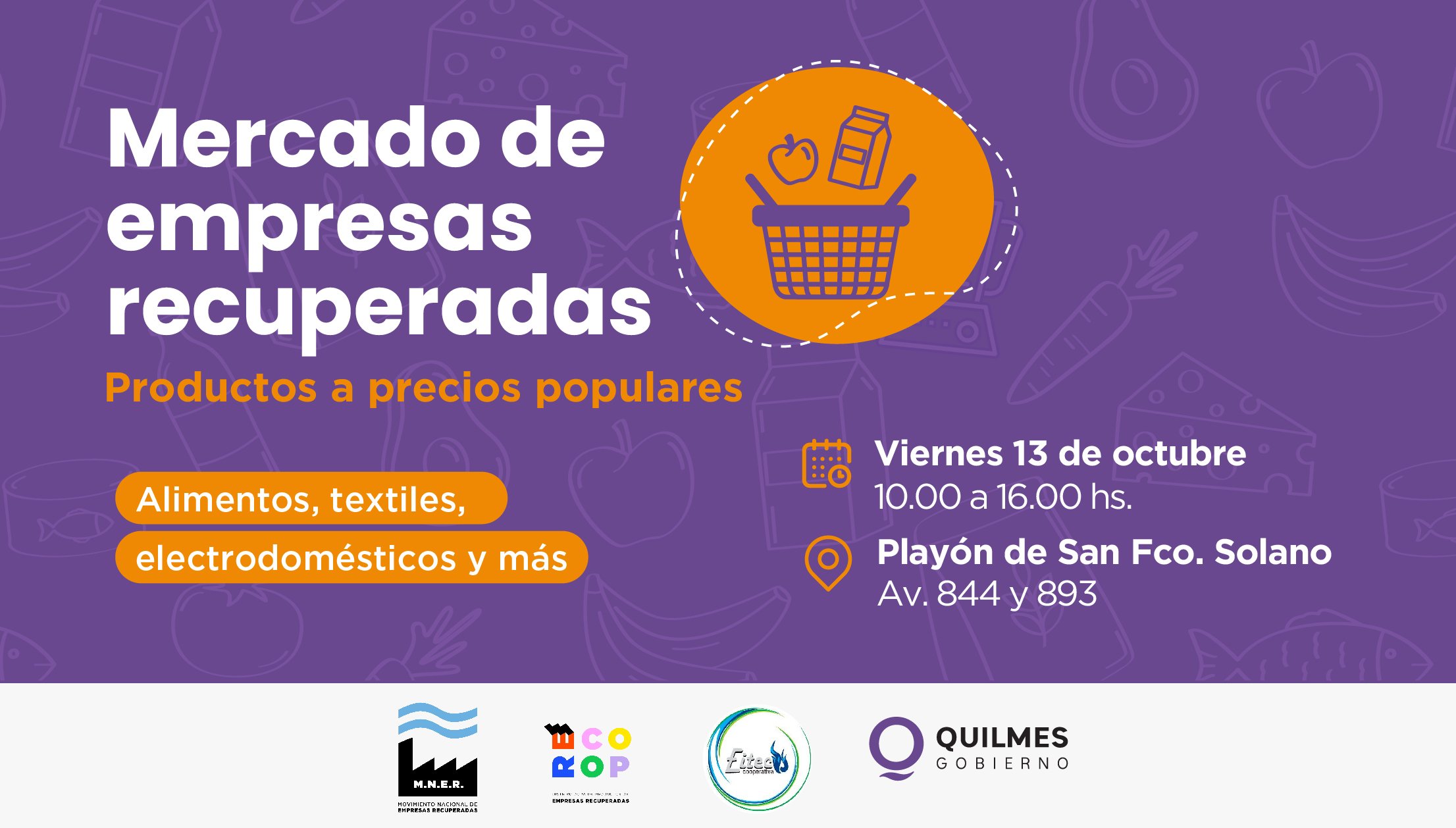 LLEGA A SOLANO LA PRIMERA JORNADA DEL MERCADO DE EMPRESAS RECUPERADAS