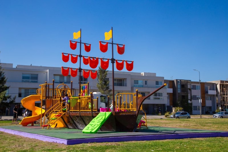 EL BARCO PIRATA, LA NUEVA ATRACCIÓN DEL PARQUE LINEAL DE DON BOSCO
