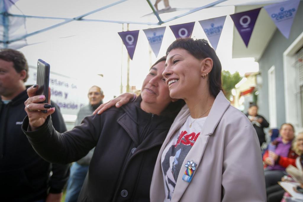 MAYRA RECORRIÓ UNA NUEVA JORNADA DEL QUILMES CERCA 