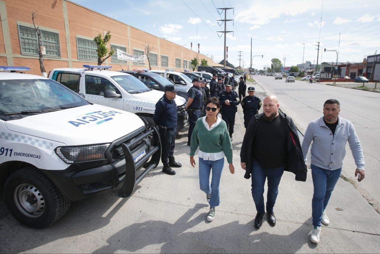 MAYRA INAUGURÓ UN NUEVO DESTACAMENTO POLICIAL Y SUPERVISÓ UN MEGAOPERATIVO 