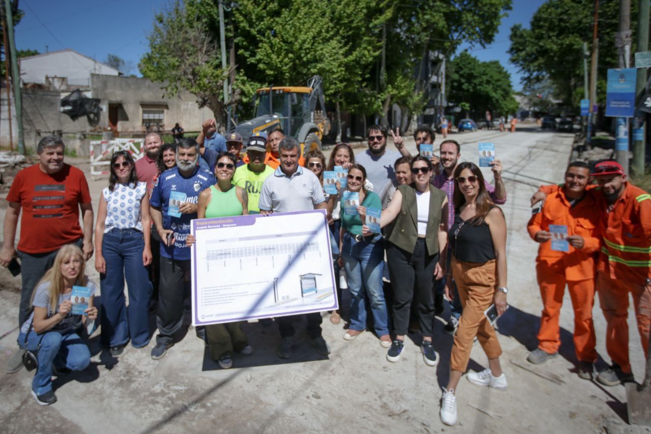 MAYRA SUPERVISÓ LA OBRA DE REPAVIMENTACIÓN DE LA AVENIDA ANDRÉS BARANDA 