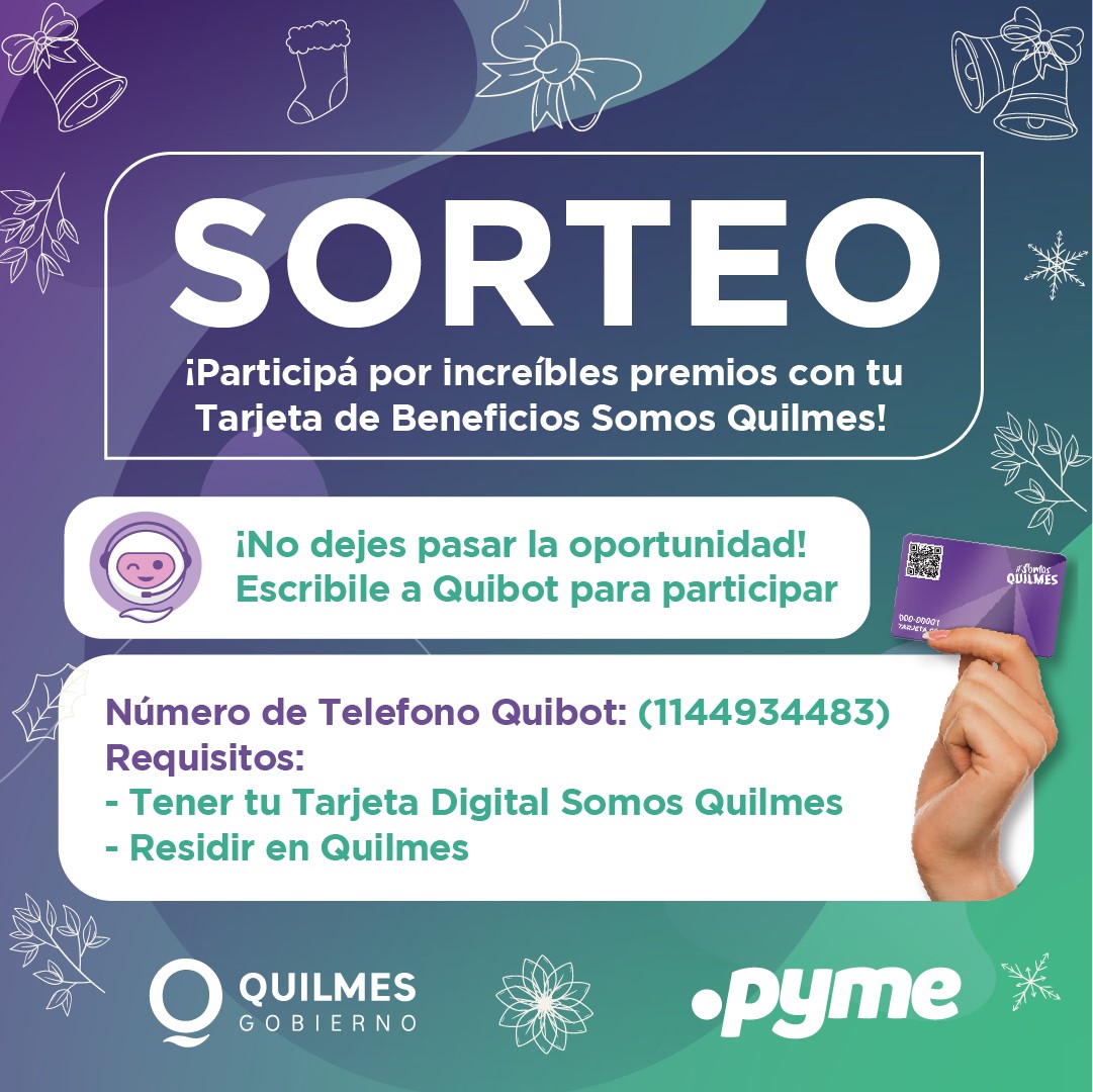 LA TARJETA SOMOS QUILMES IMPULSA COMPRAS NAVIDEÑAS CON PROMOCIONES 