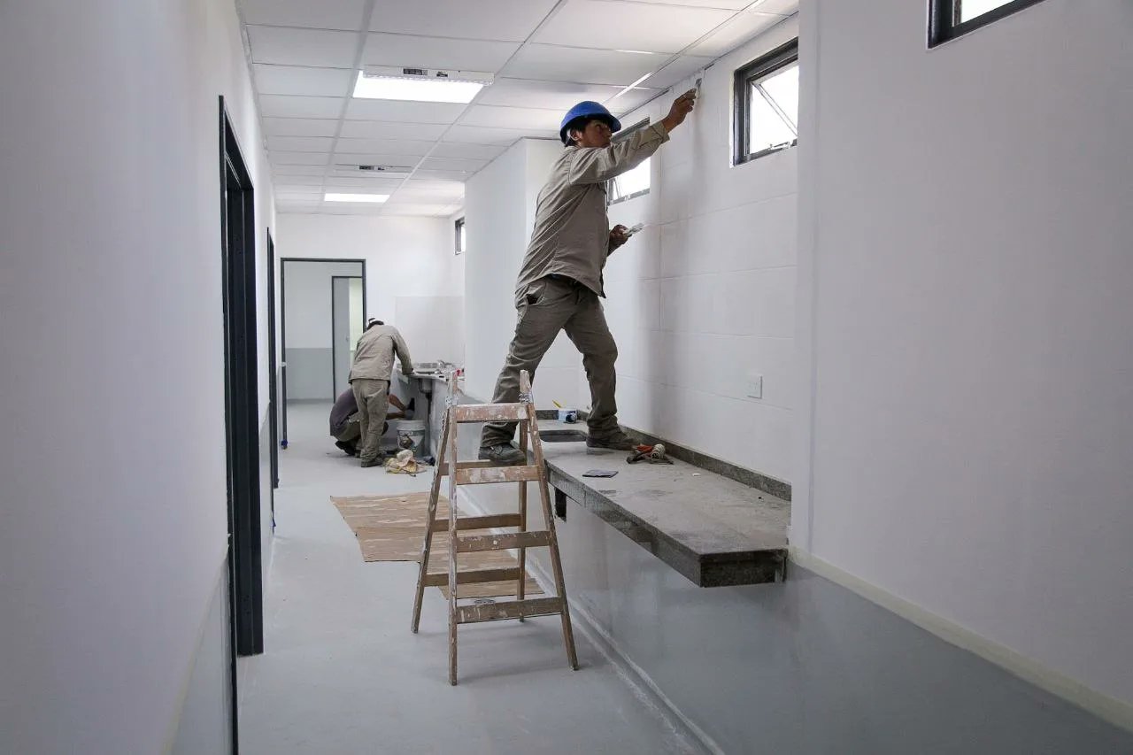 LA PUESTA EN VALOR DE LA GUARDIA DEL HOSPITAL OLLER ESTÁ EN UN 95%