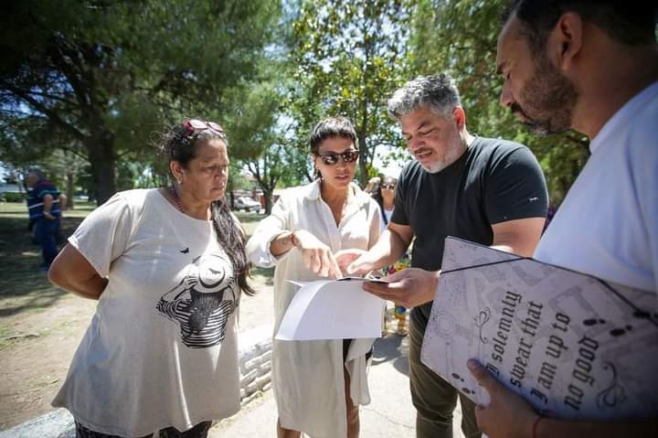 MAYRA SUPERVISÓ TRABAJOS DE BACHEO EN EZPELETA OESTE