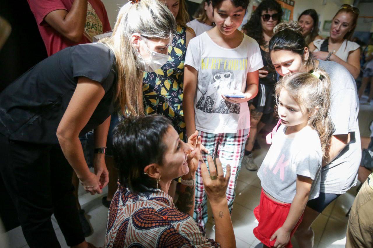 MAYRA RECORRIÓ UNA NUEVA JORNADA INTEGRAL DE SALUD EN SAN FRANCISCO SOLANO