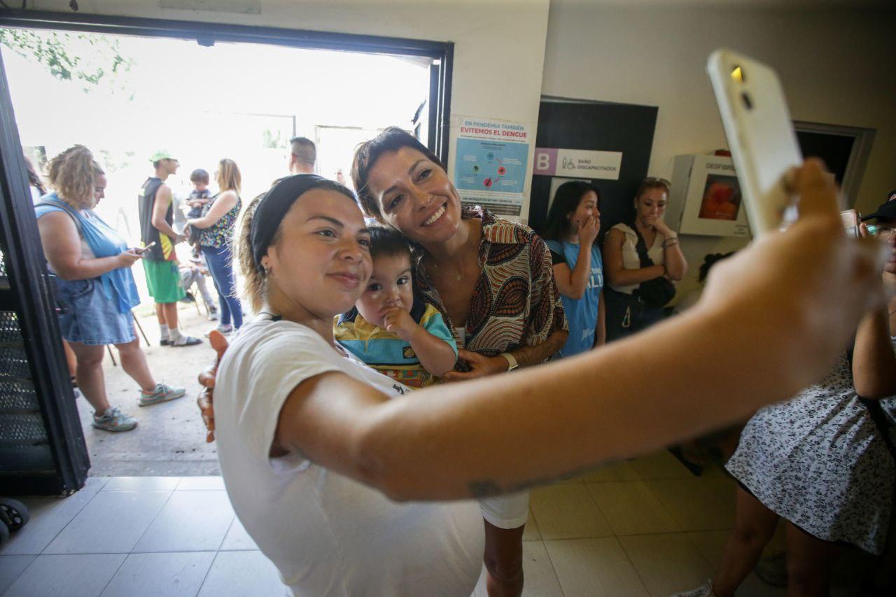 MAYRA RECORRIÓ UNA NUEVA JORNADA INTEGRAL DE SALUD EN SAN FRANCISCO SOLANO