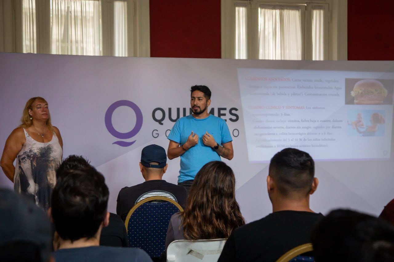 CURSO DE MANIPULACIÓN SEGURA DE ALIMENTOS POR EL MUNICIPIO DE QUILMES
