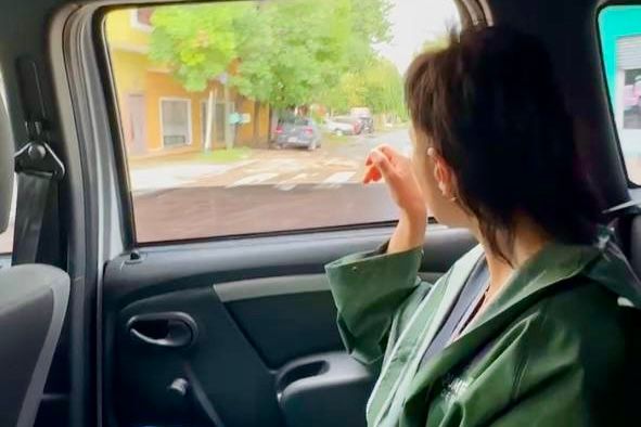 MAYRA RECORRIÓ LAS ZONAS AFECTADAS POR EL TEMPORAL 