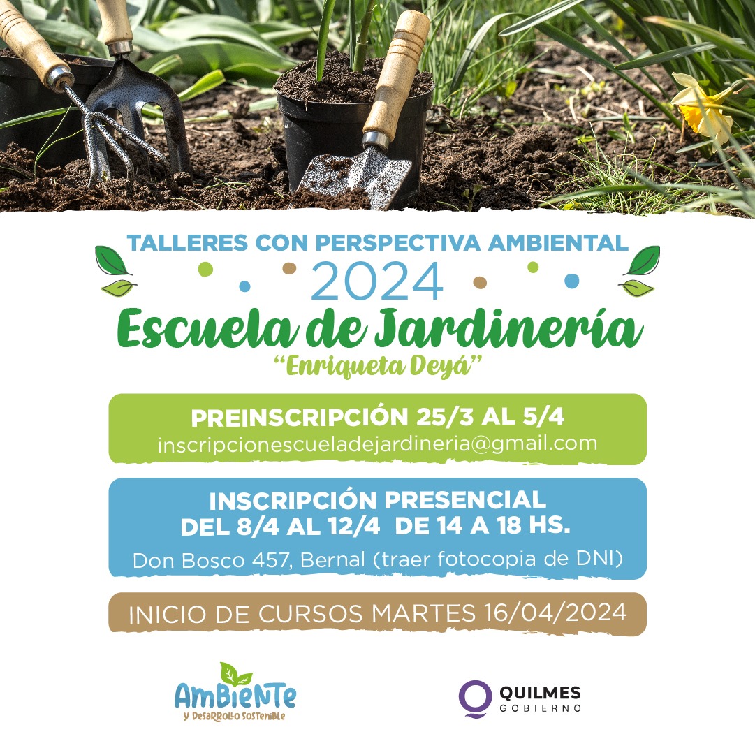 ABRE LA INSCRIPCIÓN A LOS TALLERES DE LA ESCUELA DE JARDINERÍA 