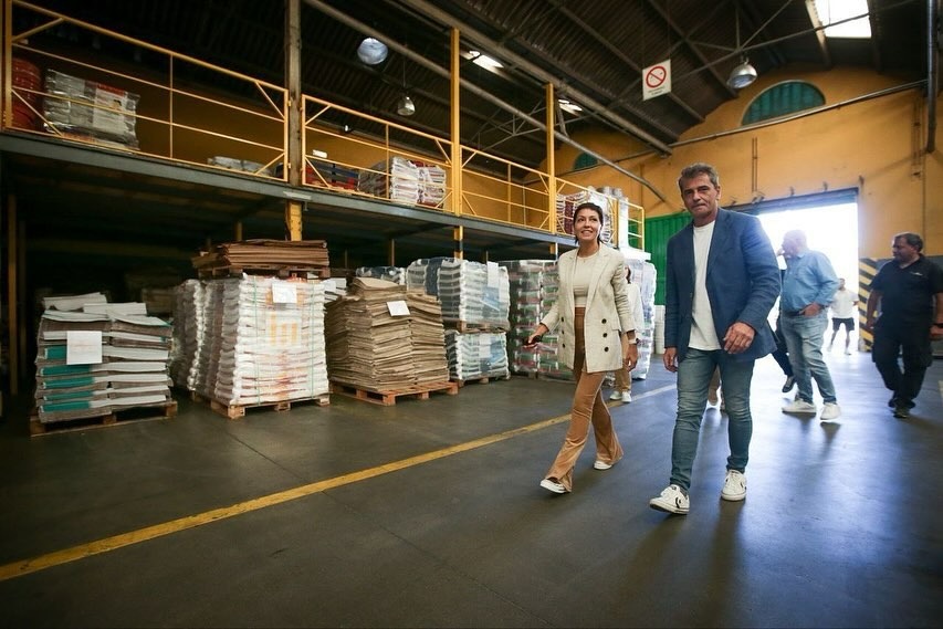 MAYRA RECORRIÓ LA EMPRESA PRODUCTORA DE BOLSAS INDUSTRIALES ÁLAMO SAIC