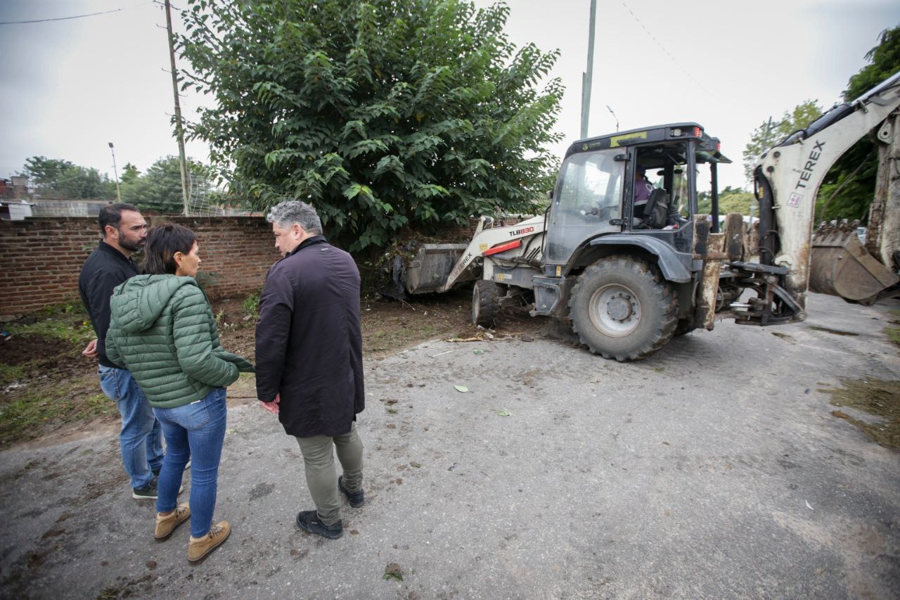 MAYRA SUPERVISÓ UNA NUEVA JORNADA DE LIMPIEZA EN EZPELETA
