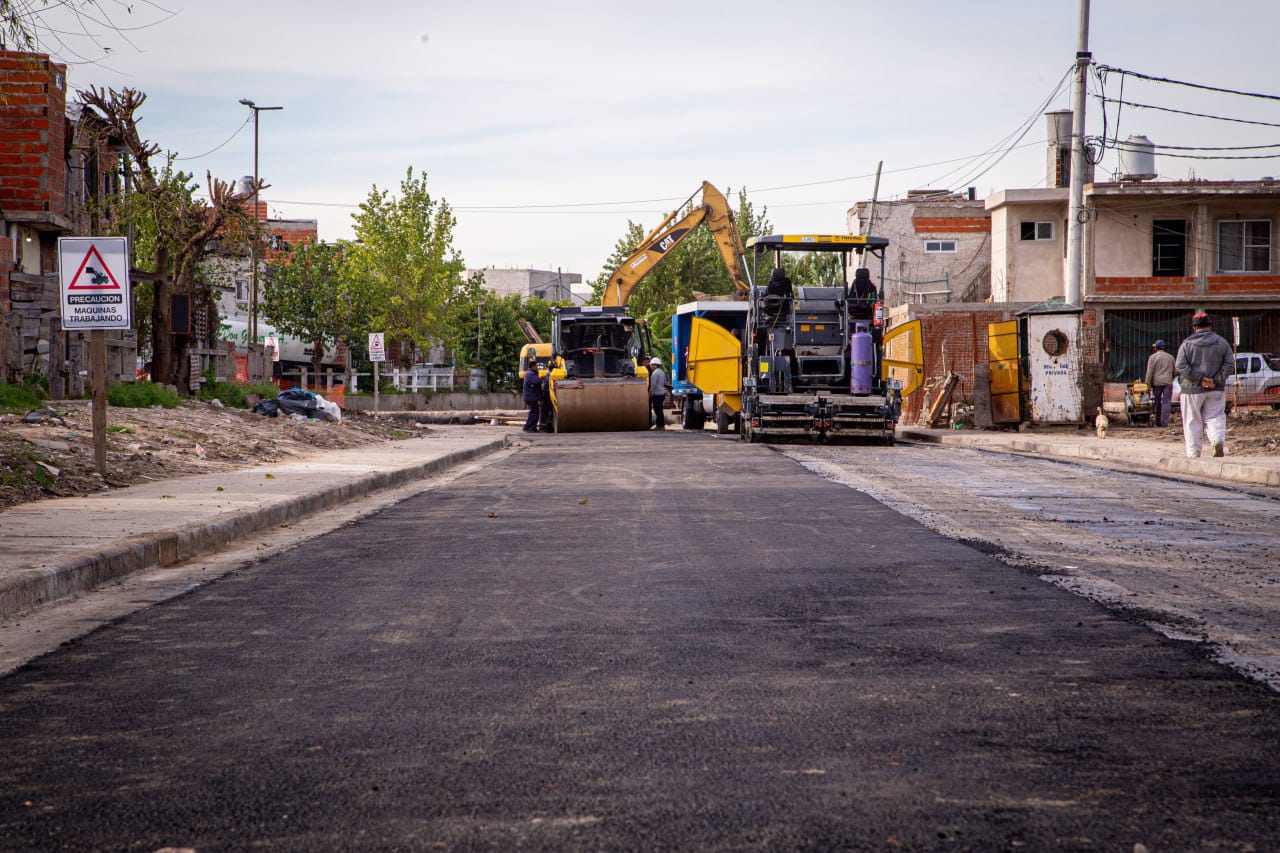 ETAPA FINAL EN LA OBRA DEL ENTUBAMIENTO DEL CANAL CORDERO EN BERNAL OESTE