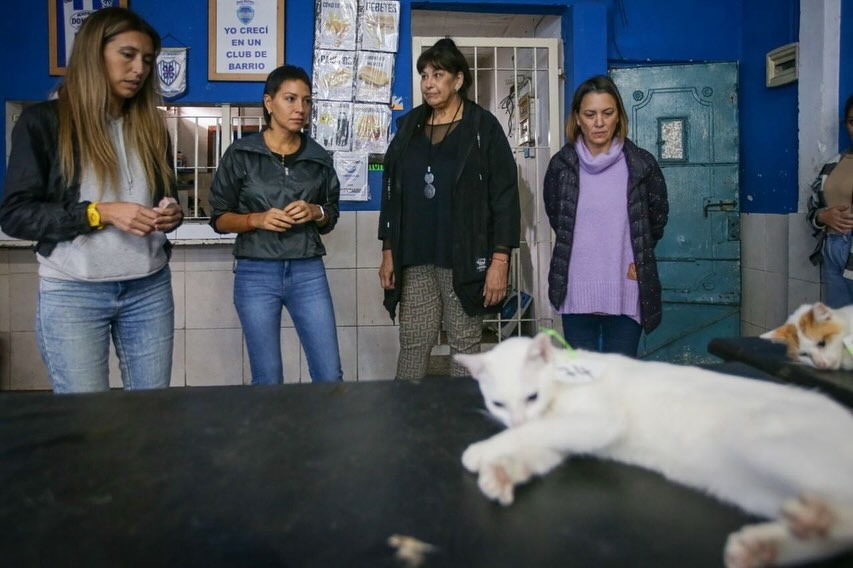 MAYRA EN UN NUEVO MEGAOPERATIVO DE CASTRACIÓN Y VACUNACIÓN DE ANIMALES 