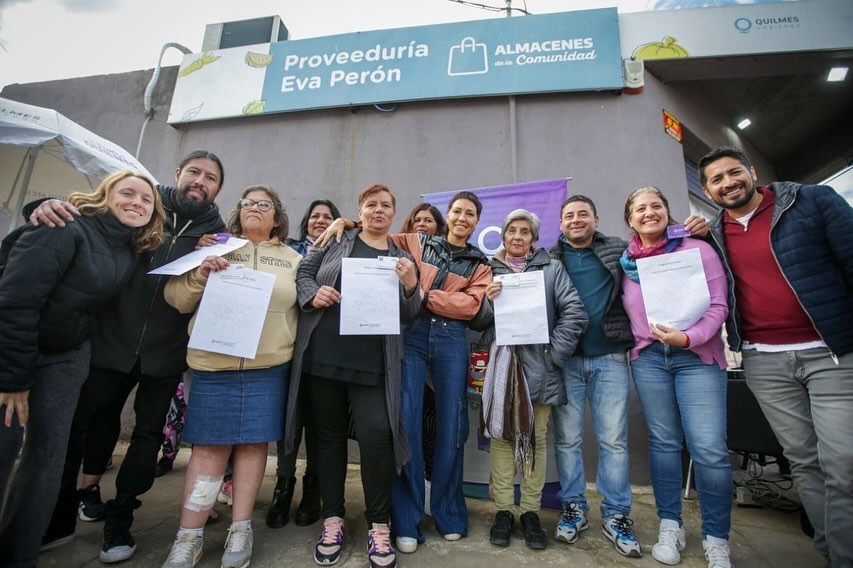 MAYRA PRESENTÓ LA TARJETA “SOMOS QUILMES SOLIDARIA” PARA PUNTOS SOLIDARIOS