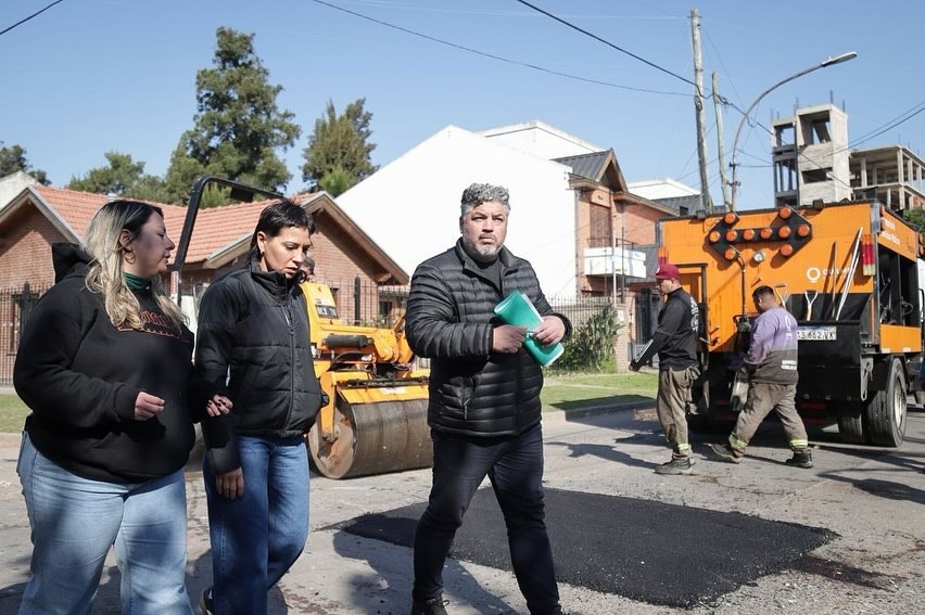 MAYRA SUPERVISÓ EL OPERATIVO INTEGRAL DE LIMPIEZA EN EZPELETA OESTE