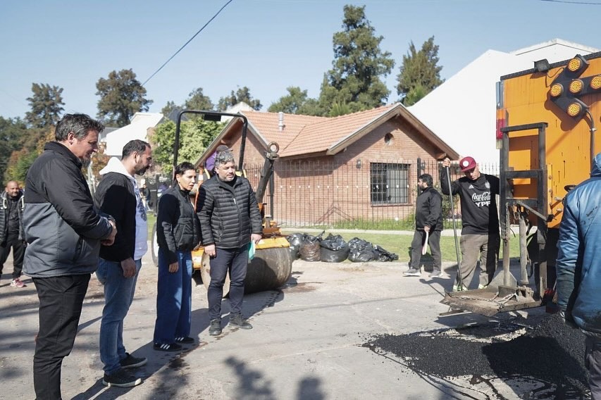 MAYRA SUPERVISÓ EL OPERATIVO INTEGRAL DE LIMPIEZA EN EZPELETA OESTE