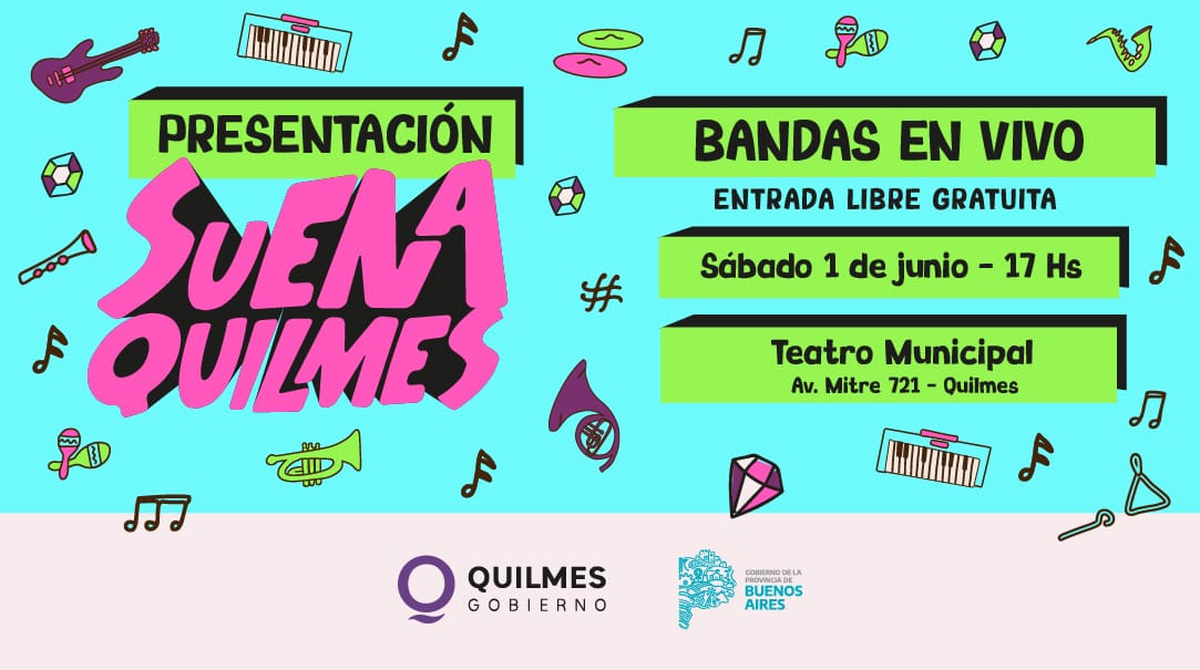 SE PRESENTARÁN LAS 10 BANDAS QUE INTEGRARON EL PROGRAMA “SUENA QUILMES”