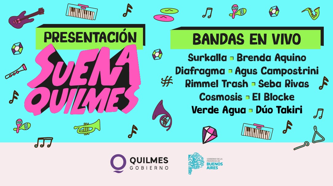 SE PRESENTARÁN LAS 10 BANDAS QUE INTEGRARON EL PROGRAMA “SUENA QUILMES”