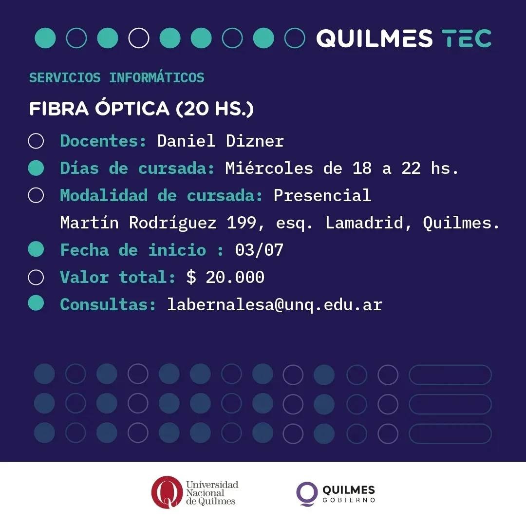 EN JULIO INICIAN LOS NUEVOS CURSOS INTENSIVOS DE QUILMES TEC 