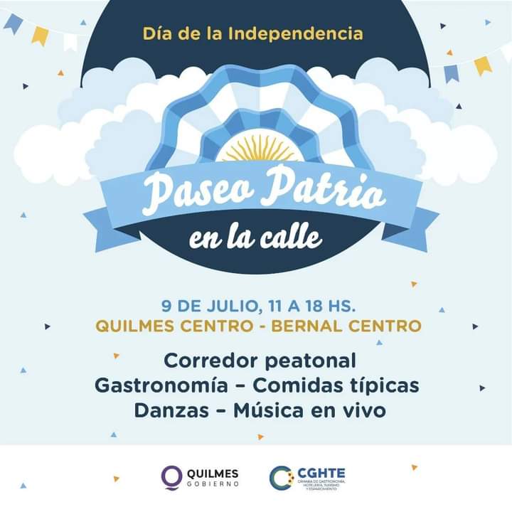 LA COMUNA REALIZARÁ "PASEO PATRIO EN LA CALLE" EL DIA DE LA INDEPENDENCIA