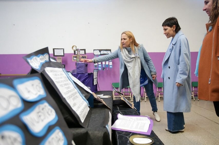 MAYRA PARTICIPÓ DE LA VOTACIÓN PARA NOMBRAR AL JIM Nº 6 DE BERNAL OESTE