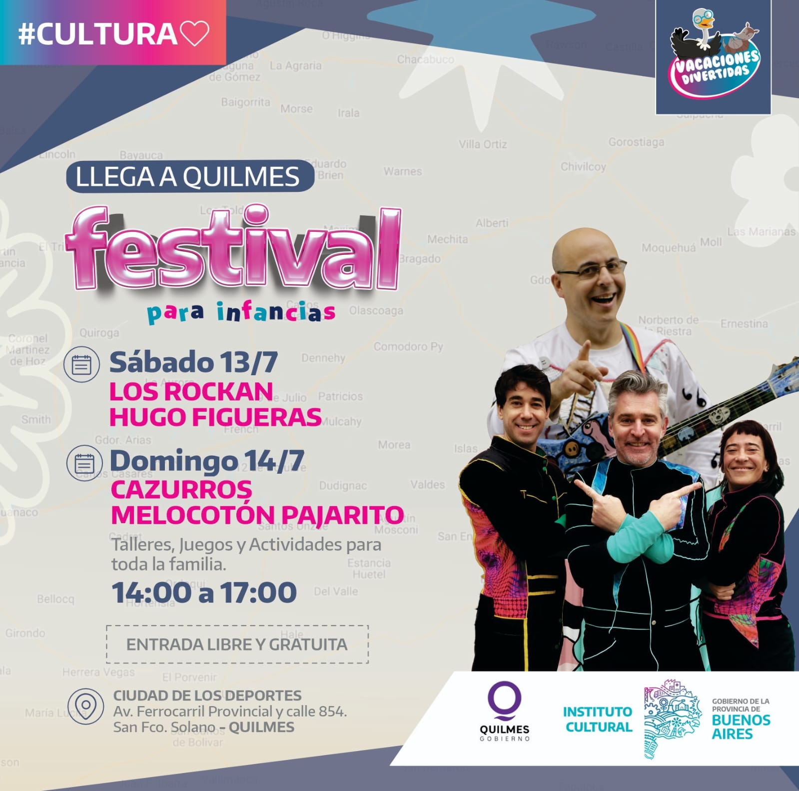 HABRÁ DIVERSAS ACTIVIDADES GRATUITAS DURANTE EL RECESO INVERNAL