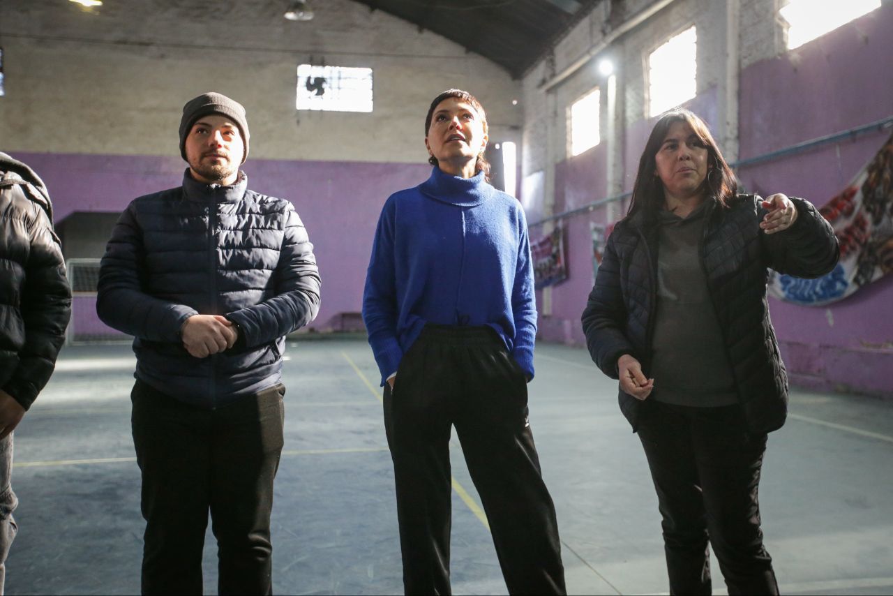 MAYRA RECORRIÓ LA SOCIEDAD DE FOMENTO BARRIO GENERAL BELGRANO