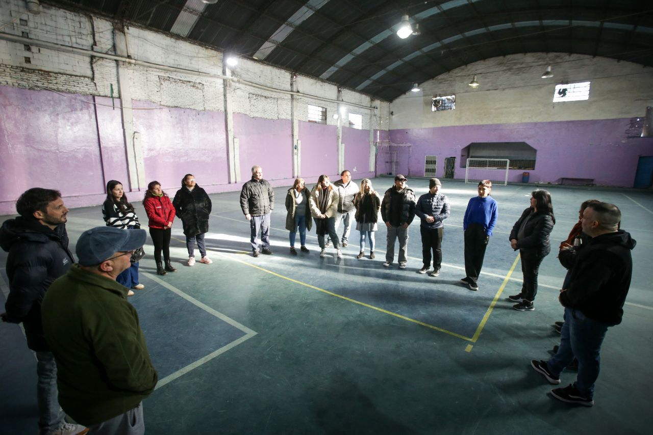MAYRA RECORRIÓ LA SOCIEDAD DE FOMENTO BARRIO GENERAL BELGRANO