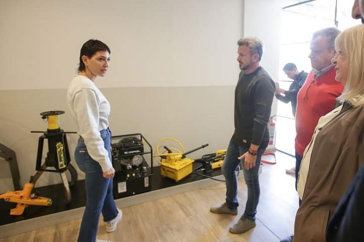 MAYRA RECORRIÓ LA EMPRESA QUILMEÑA EXAPOL Y DESTACÓ EL POTENCIAL INDUSTRIAL