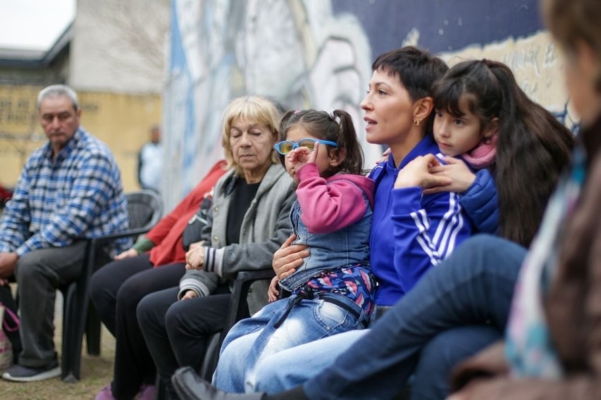 MAYRA RECORRIÓ EL CENTRO DE JUBILADOS Y EL CLUB “SAN MARTÍN” DE SOLANO