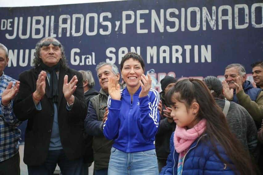 MAYRA RECORRIÓ EL CENTRO DE JUBILADOS Y EL CLUB “SAN MARTÍN” DE SOLANO