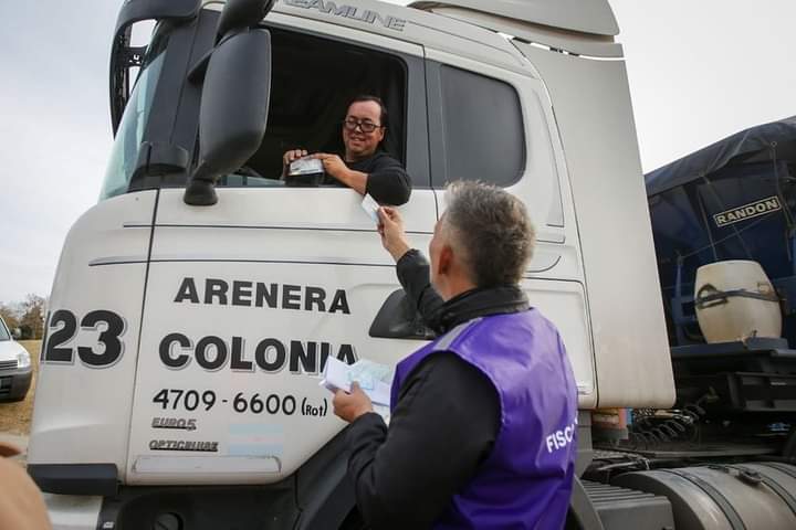  MAYRA MENDOZA SUPERVISÓ UN NUEVO OPERATIVO DE CONTROL DE TRÁNSITO PESADO