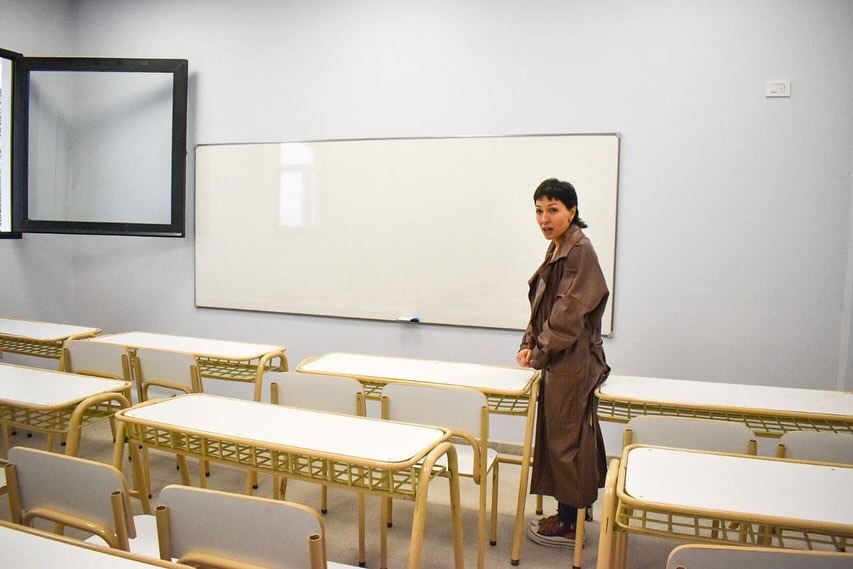 MAYRA INAUGURÓ NUEVAS AULAS Y UNA BIBLIOTECA EN EL ISFDT Nº 24 
