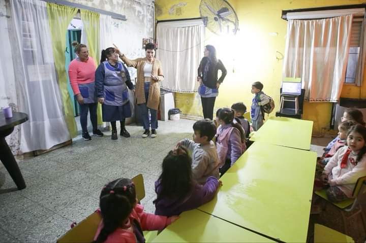  MAYRA RECORRIÓ LA CASA DEL NIÑO DE LA ASOCIACIÓN UNIÓN DE MADRES ARGENTINA