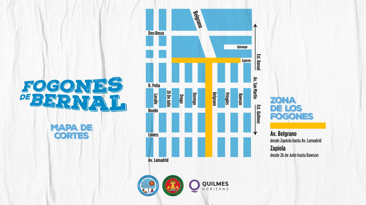  LLEGA EL DESFILE POR EL ANIVERSARIO DE BERNAL Y LOS TRADICIONALES FOGONES