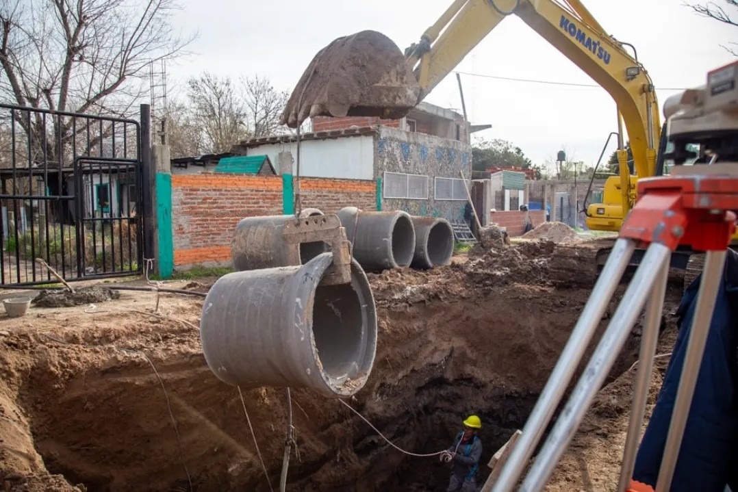 AVANZAN LAS OBRAS DE RECUPERACIÓN URBANA EN EL BARRIO SAN MARTÍN