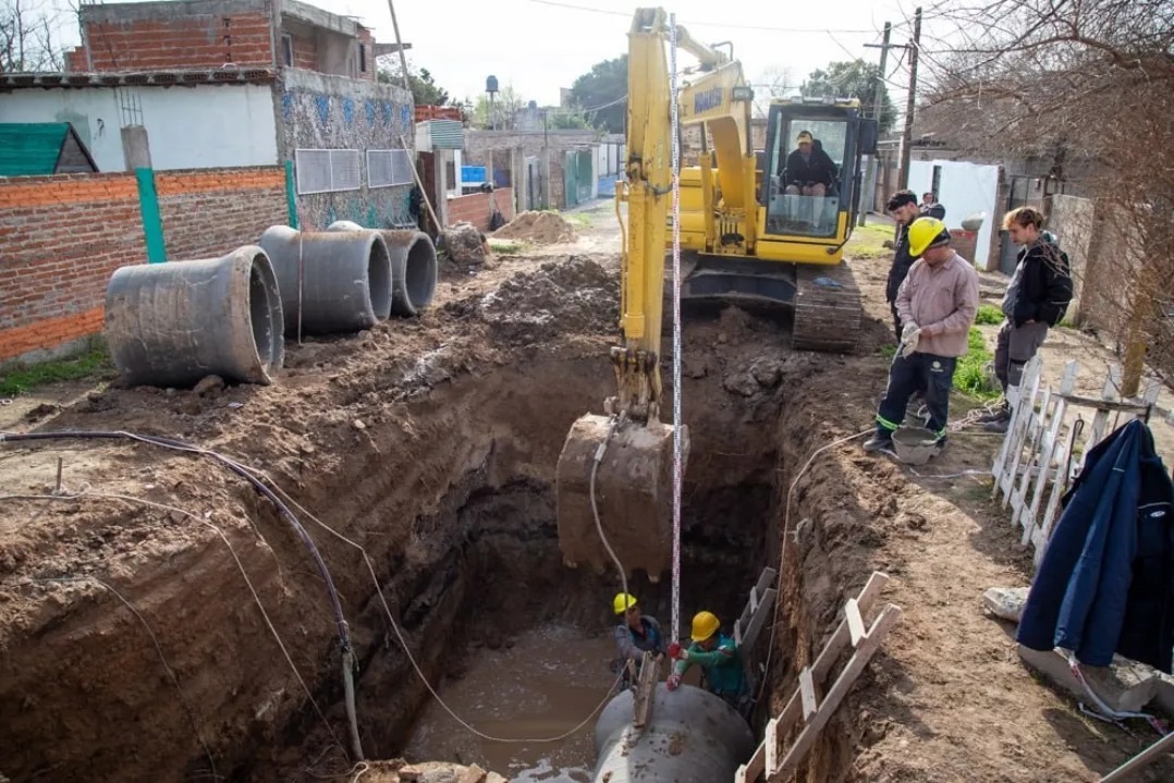 AVANZAN LAS OBRAS DE RECUPERACIÓN URBANA EN EL BARRIO SAN MARTÍN
