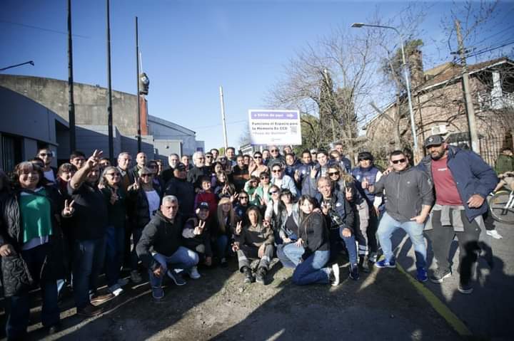 MAYRA PARTICIPÓ DEL ACTO DE SEÑALIZACIÓN "ESQUINAS CON MEMORIA"