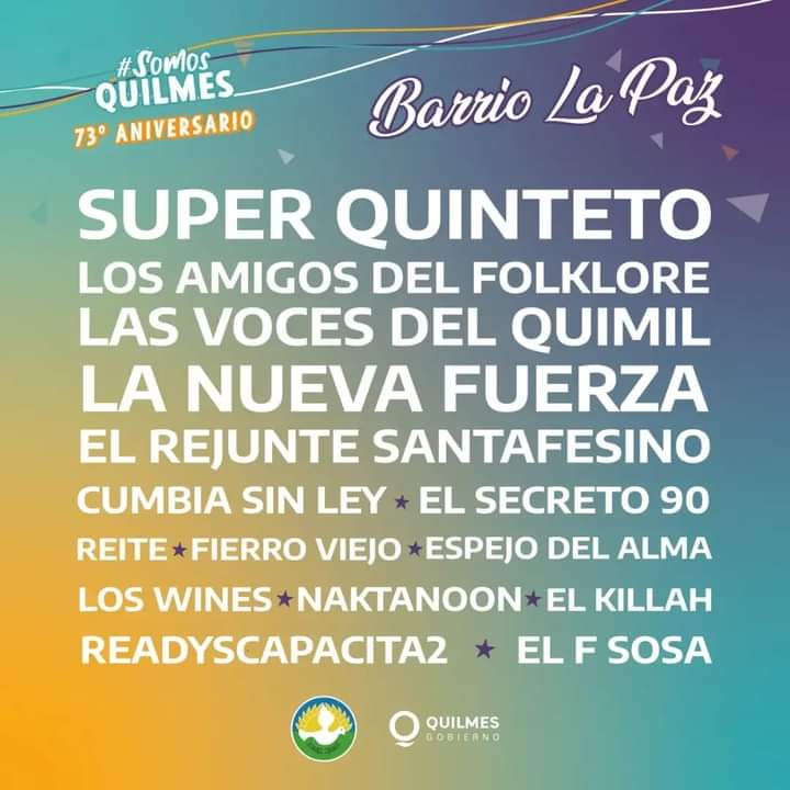 FESTEJOS POR EL 73º ANIVERSARIO DEL BARRIO LA PAZ