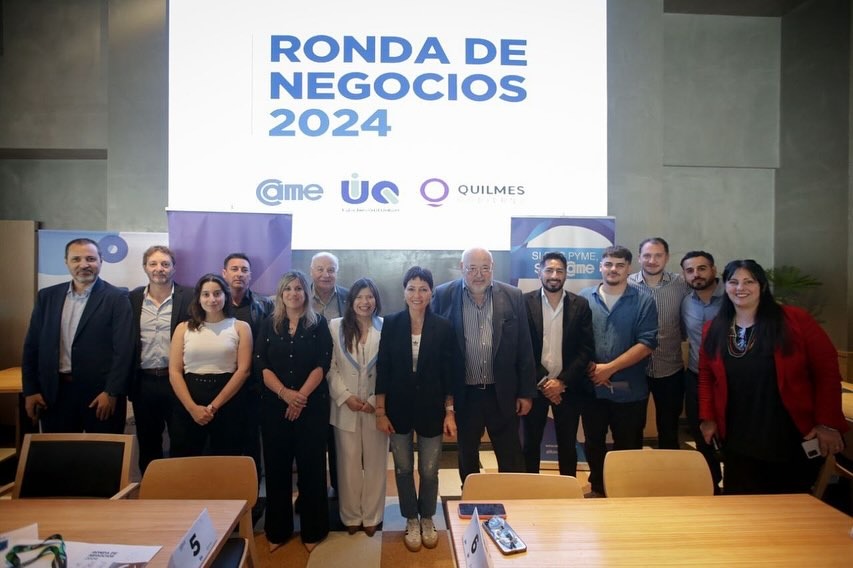 MAYRA JUNTO A EMPRESARIOS QUILMEÑOS EN LA RONDA DE NEGOCIOS MULTISECTORIAL 