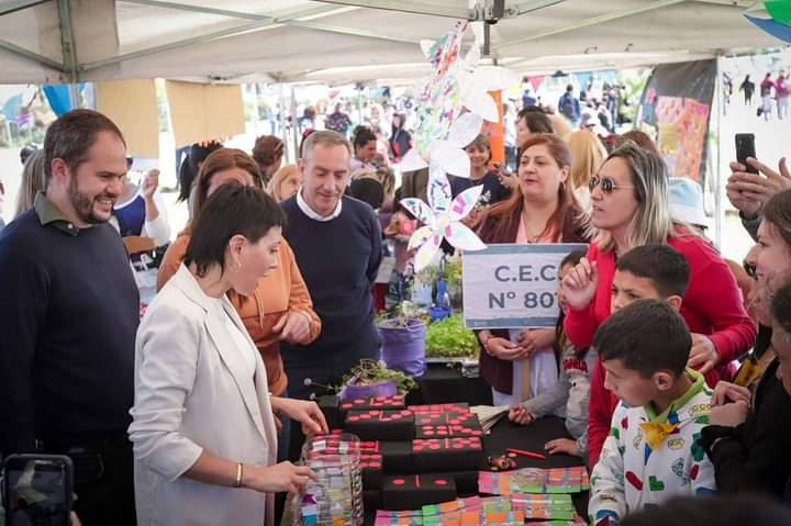 MAYRA ESTUVO EN EL FESTEJO POR EL 1º ANIVERSARIO DEL PARQUE DE LA RIBERA 