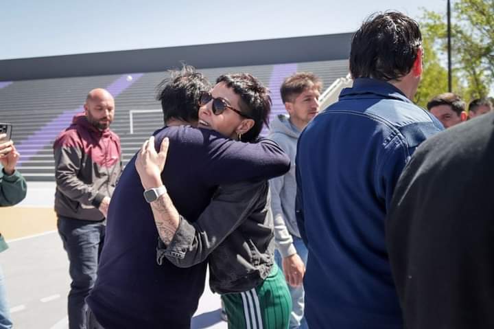MAYRA CON DEPORTISTAS Y REFERENTES DEL DEPORTE PARA CIEGOS
