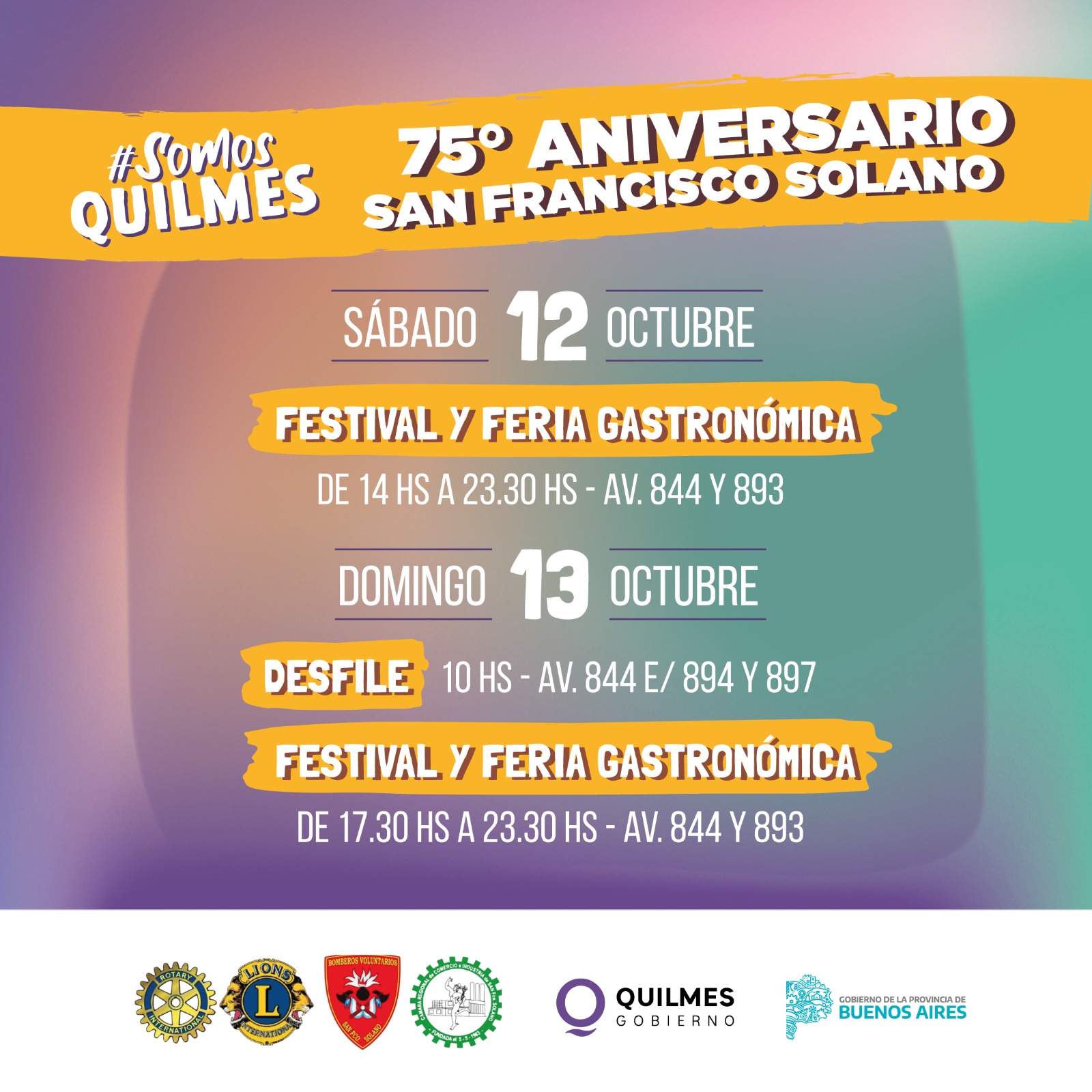 SAN FRANCISCO SOLANO CELEBRA SU 75º ANIVERSARIO 