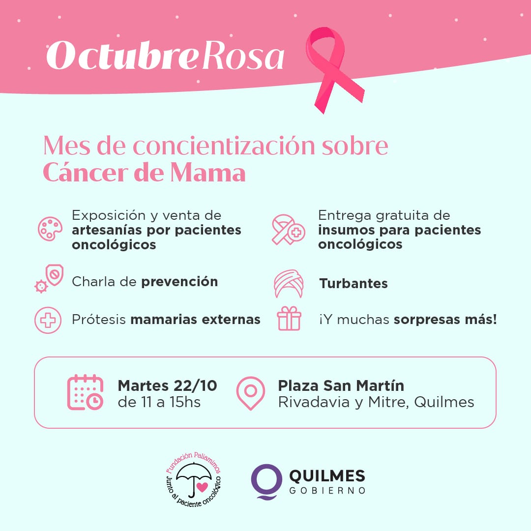 MAMOGRAFÍAS GRATUITAS Y ACTIVIDADES POR EL MES DEL CÁNCER DE MAMA